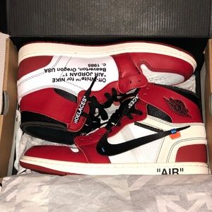 Nike air Jordan 1 off white Chicago